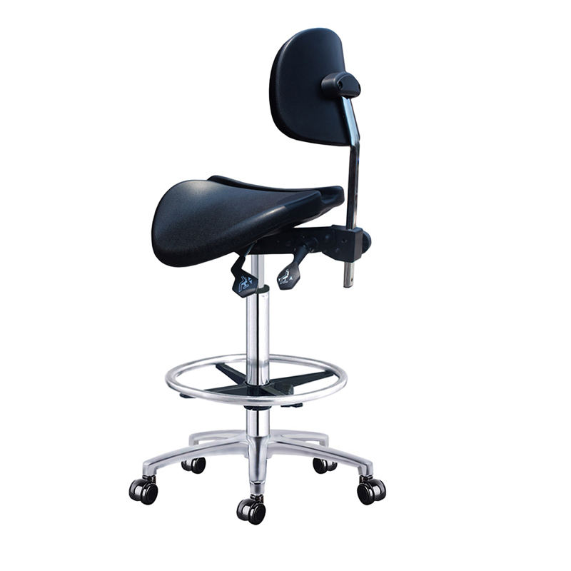 428-Ergonomic PU Foam Lifting Anti-Static Stool Rotating Dental Office Chair with Adjustable Sitting Pos.jpg